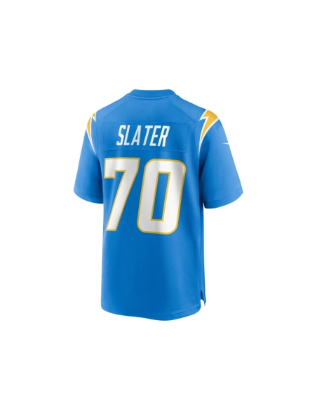 Mens Los Angeles Chargers Rashawn Slater Powder Blue 2021 NFL Draft First Round Pick Game Jersey
