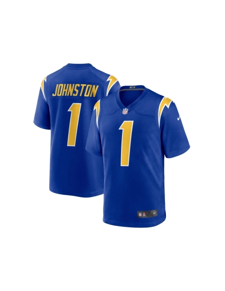 Mens Los Angeles Chargers Quentin Johnston Royal Alternate Game Jersey