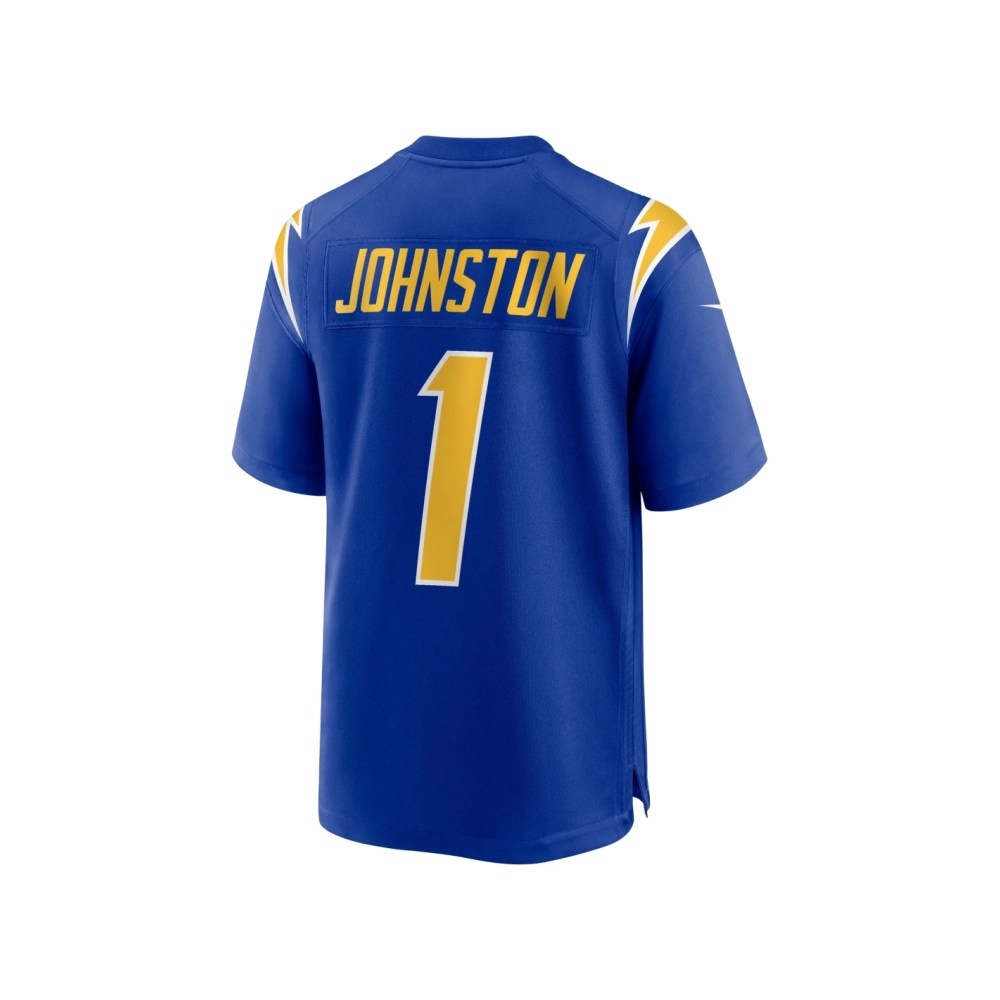 Mens Los Angeles Chargers Quentin Johnston Royal Alternate Game Jersey