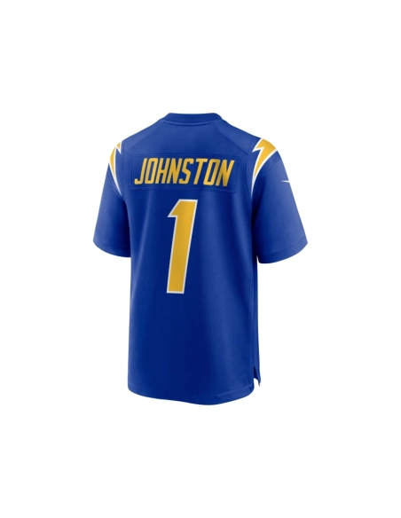Mens Los Angeles Chargers Quentin Johnston Royal Alternate Game Jersey