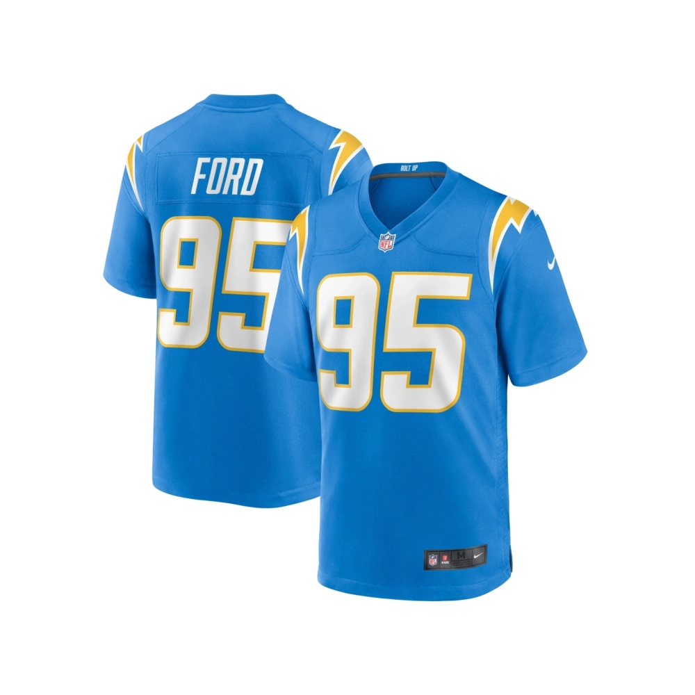 Mens Los Angeles Chargers Poona Ford Powder Blue Game Jersey