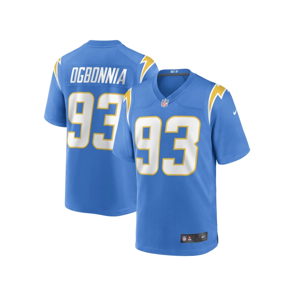Mens Los Angeles Chargers Otito Ogbonnia Powder Blue Game Player Jersey