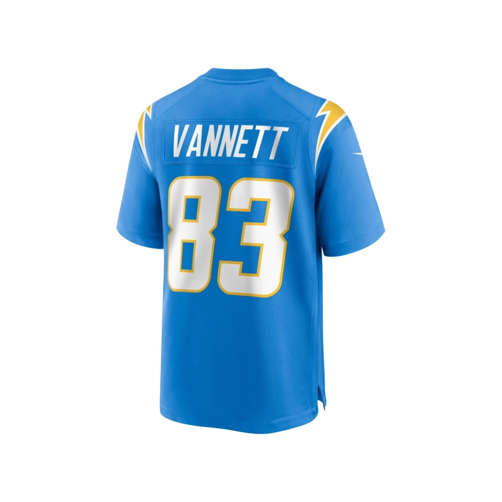Mens Los Angeles Chargers Nick Vannett Powder Blue Team Game Jersey
