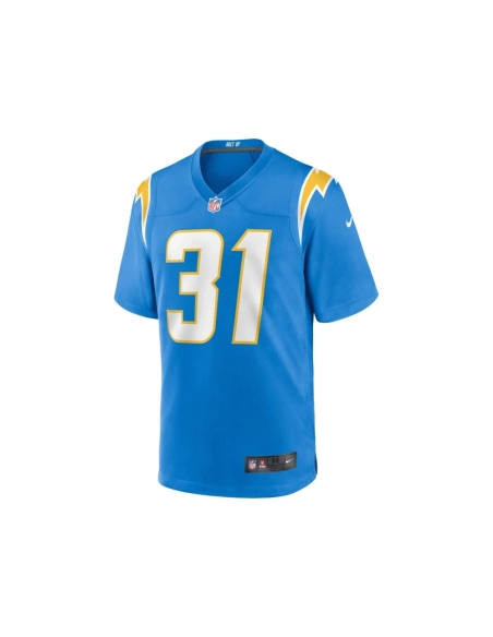 Mens Los Angeles Chargers Nick Niemann Powder Blue Game Player Jersey