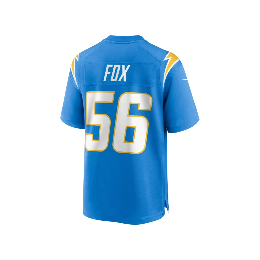Mens Los Angeles Chargers Morgan Fox Powder Blue Player Game Jersey