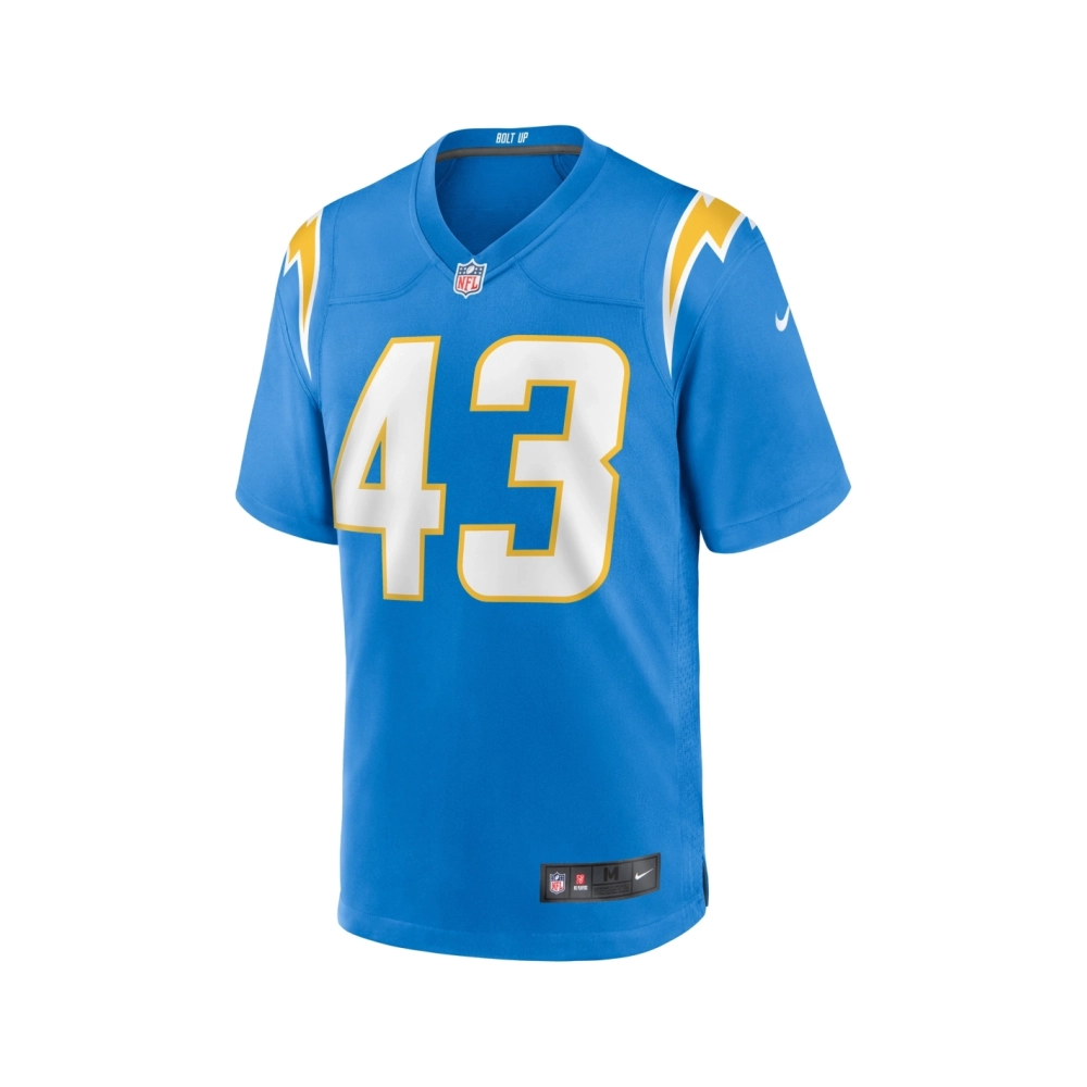 Mens Los Angeles Chargers Michael Davis Powder Blue Game Jersey