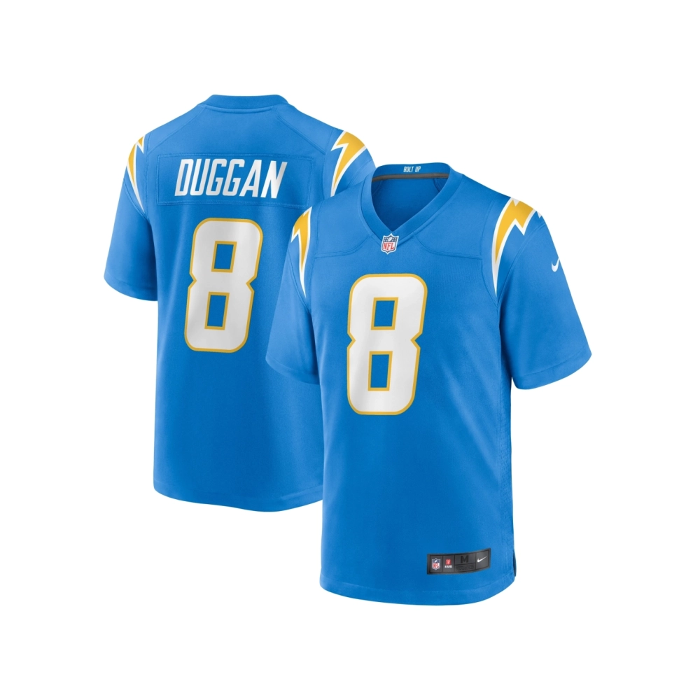 Mens Los Angeles Chargers Max Duggan Powder Blue Team Game Jersey