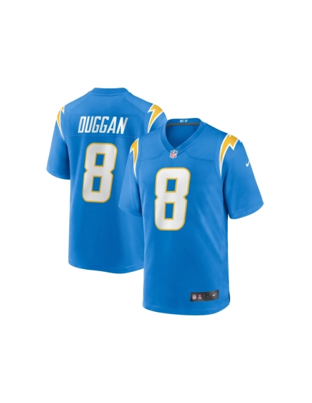 Mens Los Angeles Chargers Max Duggan Powder Blue Team Game Jersey