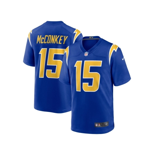 Mens Los Angeles Chargers Ladd McConkey Royal Alternate Game Jersey