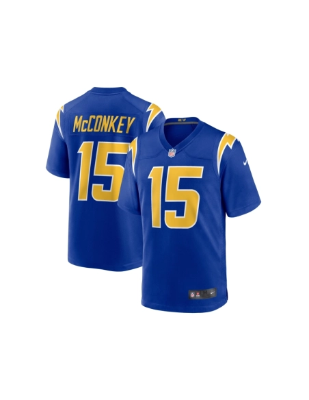 Mens Los Angeles Chargers Ladd McConkey Royal Alternate Game Jersey