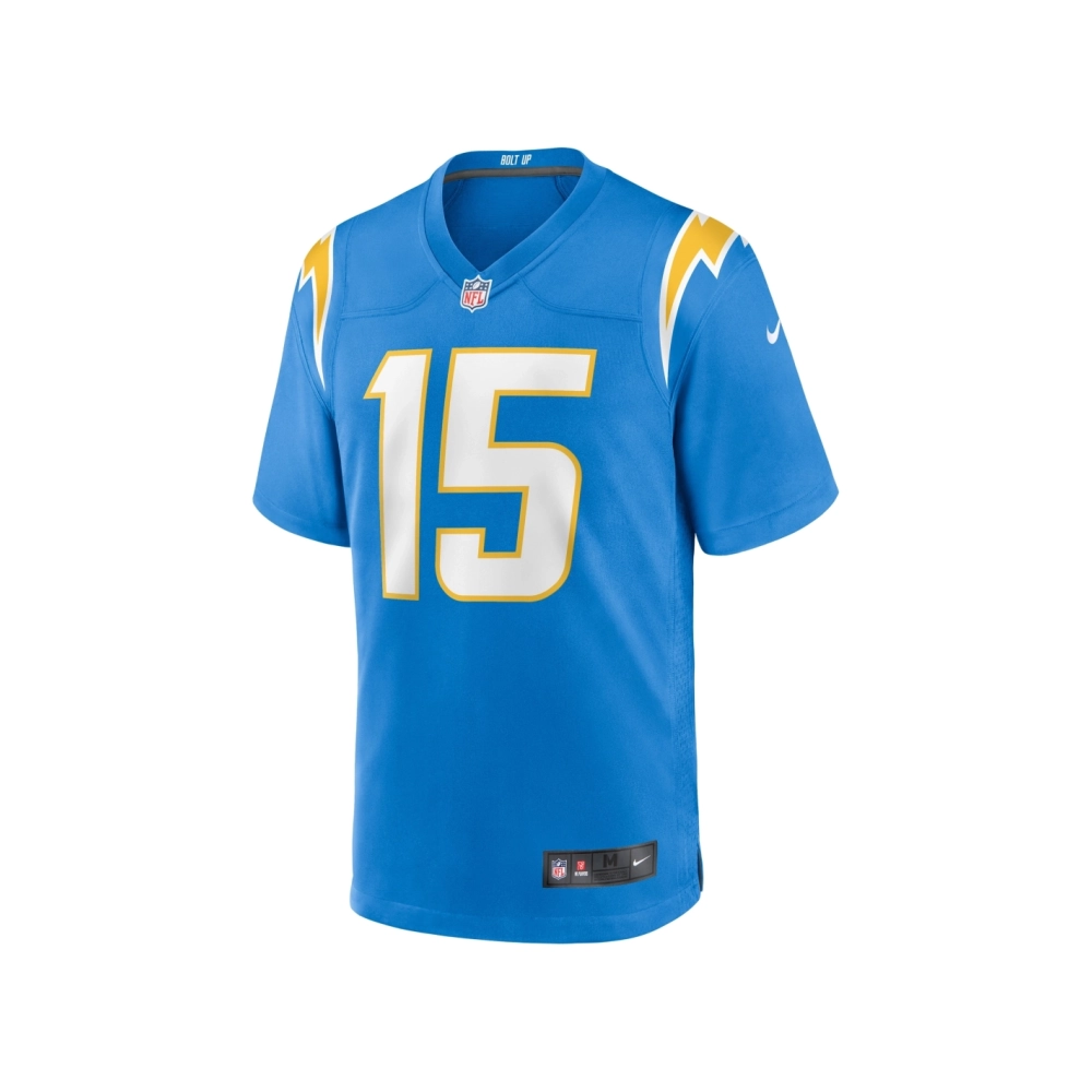 Mens Los Angeles Chargers Ladd McConkey Powder Blue 2024 NFL Draft Player Game Jersey