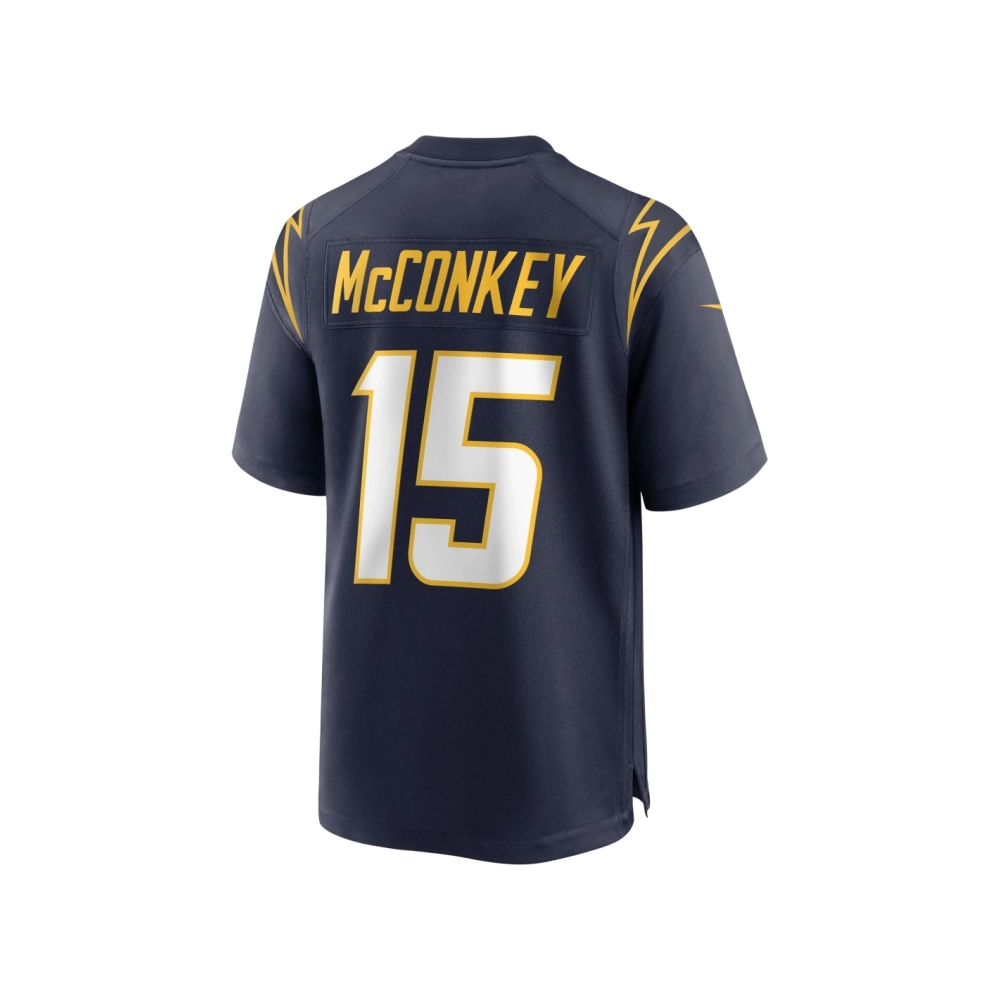 Mens Los Angeles Chargers Ladd McConkey Navy Alternate Game Jersey