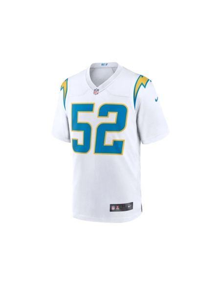 Mens Los Angeles Chargers Khalil Mack White Game Jersey