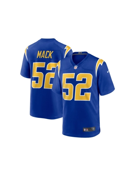 Mens Los Angeles Chargers Khalil Mack Royal Alternate Game Jersey