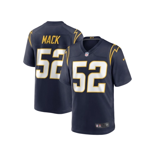 Mens Los Angeles Chargers Khalil Mack Navy Alternate Game Jersey