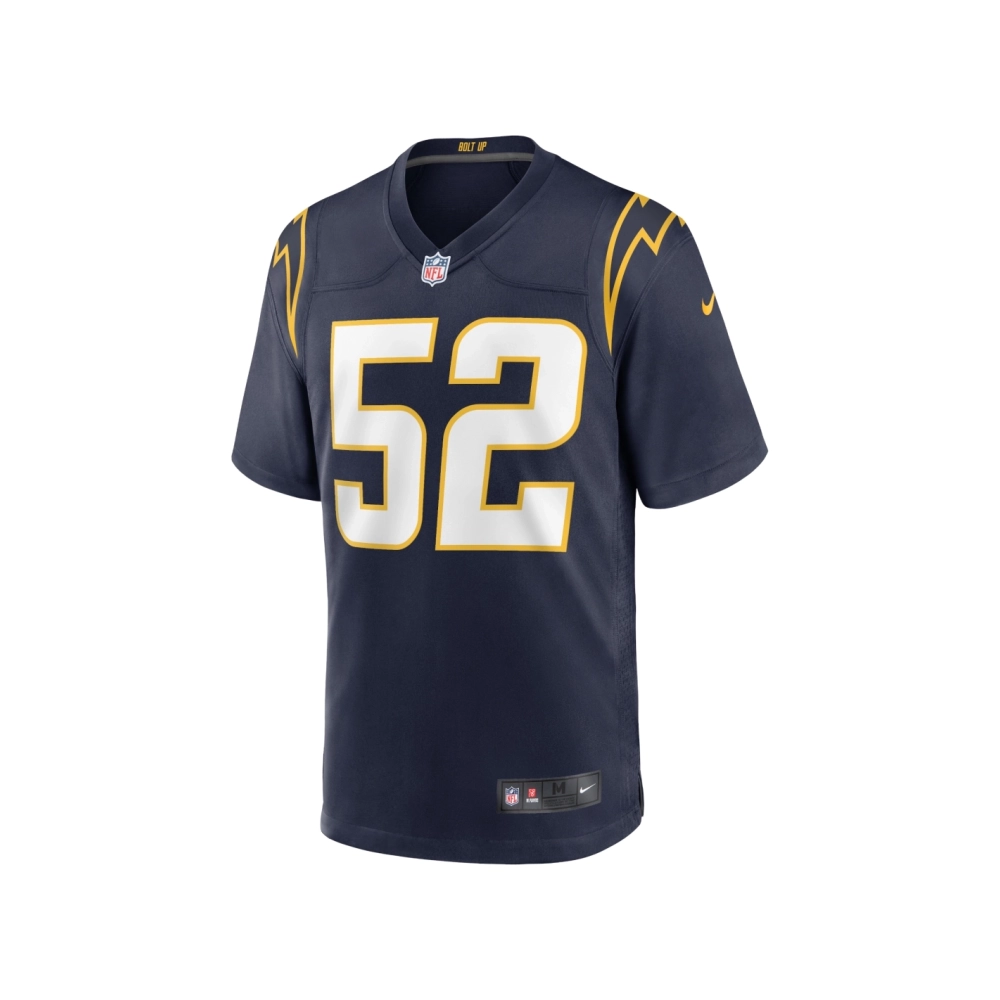 Mens Los Angeles Chargers Khalil Mack Navy Alternate Game Jersey
