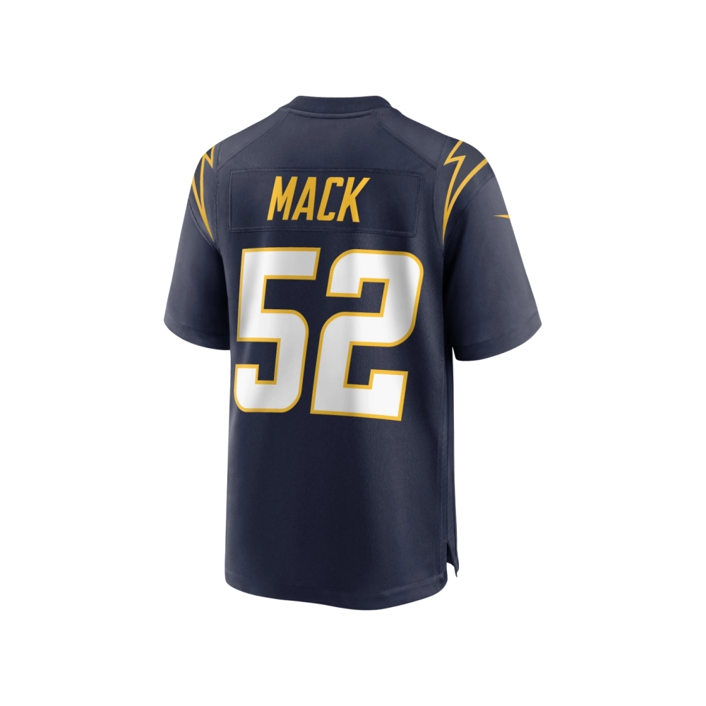 Mens Los Angeles Chargers Khalil Mack Navy Alternate Game Jersey