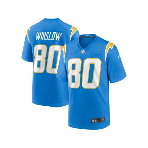 Mens Los Angeles Chargers Kellen Winslow Powder Blue Game Retired Player Jersey
