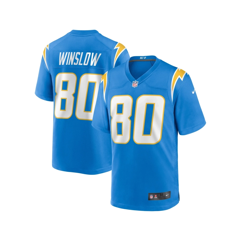 Mens Los Angeles Chargers Kellen Winslow Powder Blue Game Retired Player Jersey