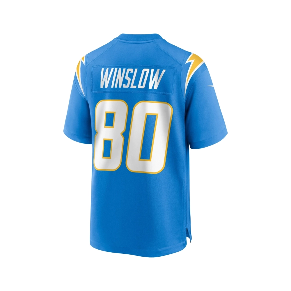Mens Los Angeles Chargers Kellen Winslow Powder Blue Game Retired Player Jersey