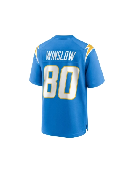 Mens Los Angeles Chargers Kellen Winslow Powder Blue Game Retired Player Jersey