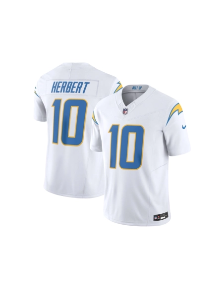 Mens Los Angeles Chargers Justin Herbert White Vapor F.U.S.E. Limited Jersey