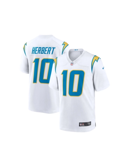 Mens Los Angeles Chargers Justin Herbert White Game Jersey