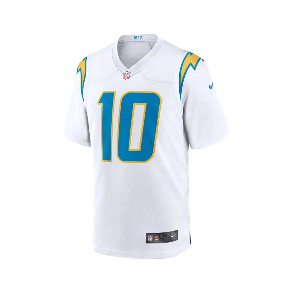 Mens Los Angeles Chargers Justin Herbert White Game Jersey