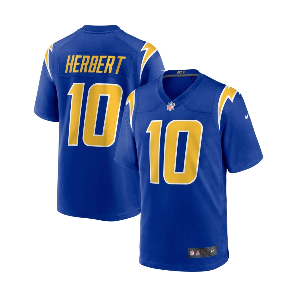 Mens Los Angeles Chargers Justin Herbert Royal 2nd Alternate Game Jersey