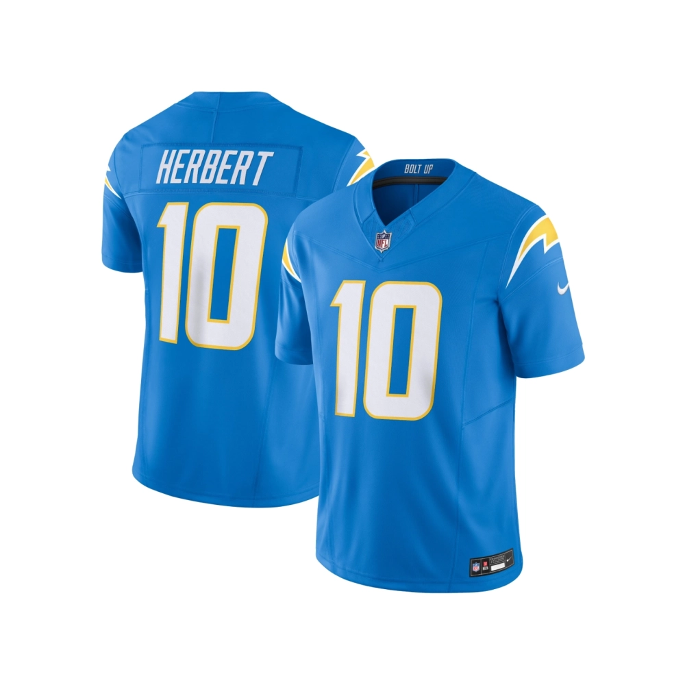 Mens Los Angeles Chargers Justin Herbert Powder Blue Vapor F.U.S.E. Limited Jersey