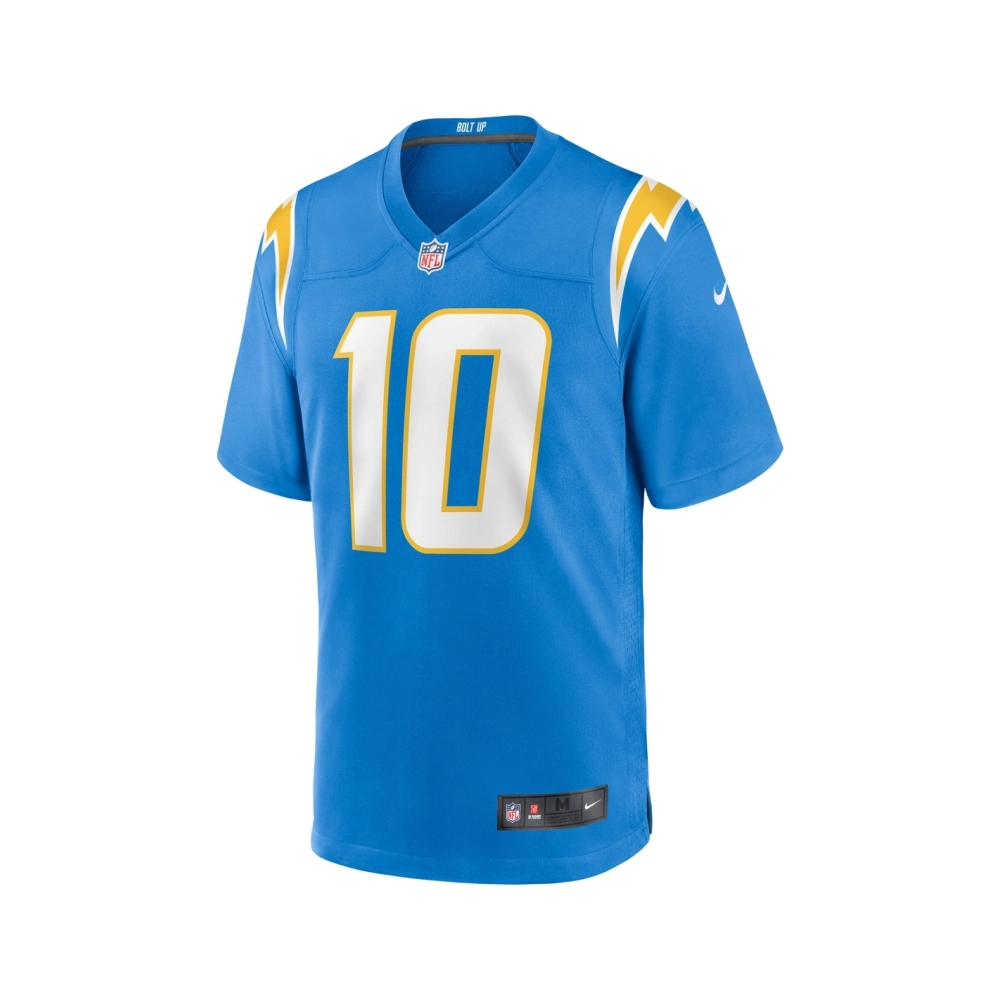 Mens Los Angeles Chargers Justin Herbert Powder Blue Player Game Jersey