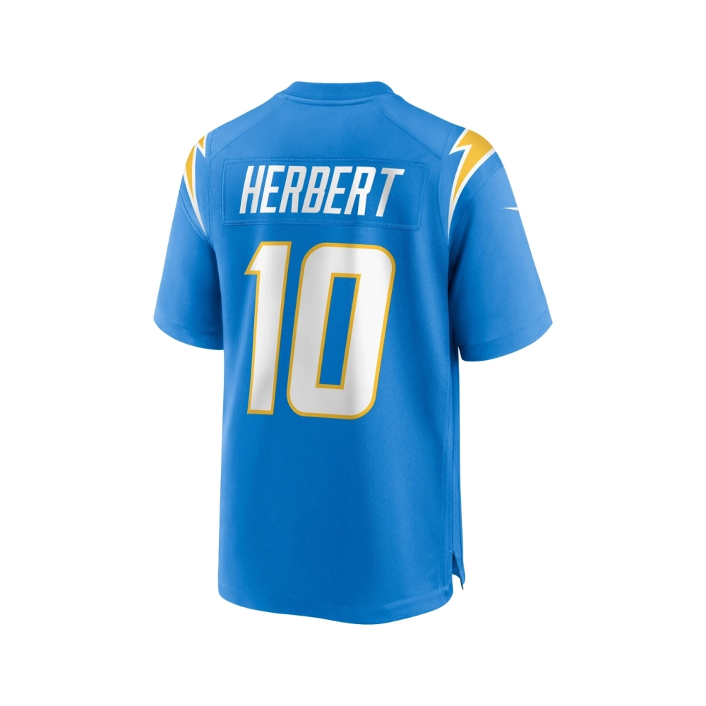 Mens Los Angeles Chargers Justin Herbert Powder Blue Player Game Jersey