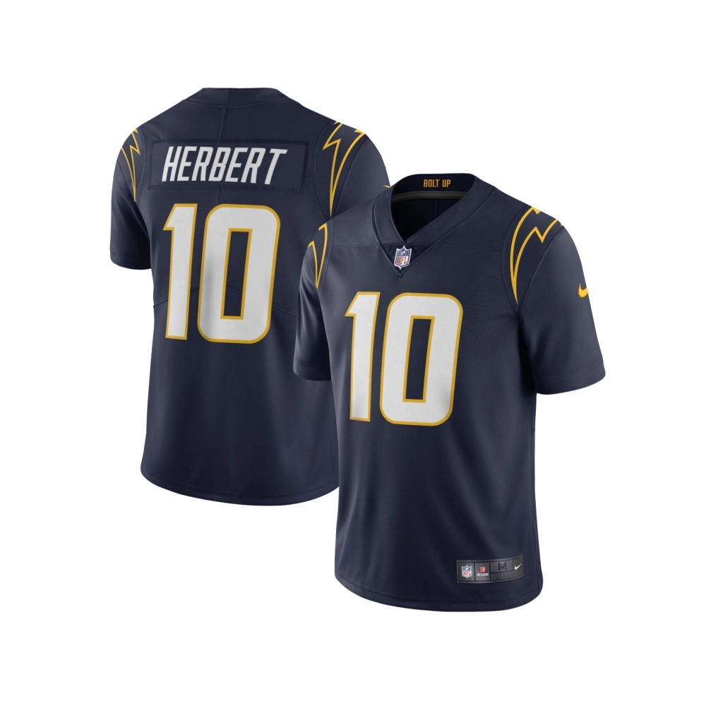 Mens Los Angeles Chargers Justin Herbert Navy Vapor Limited Jersey