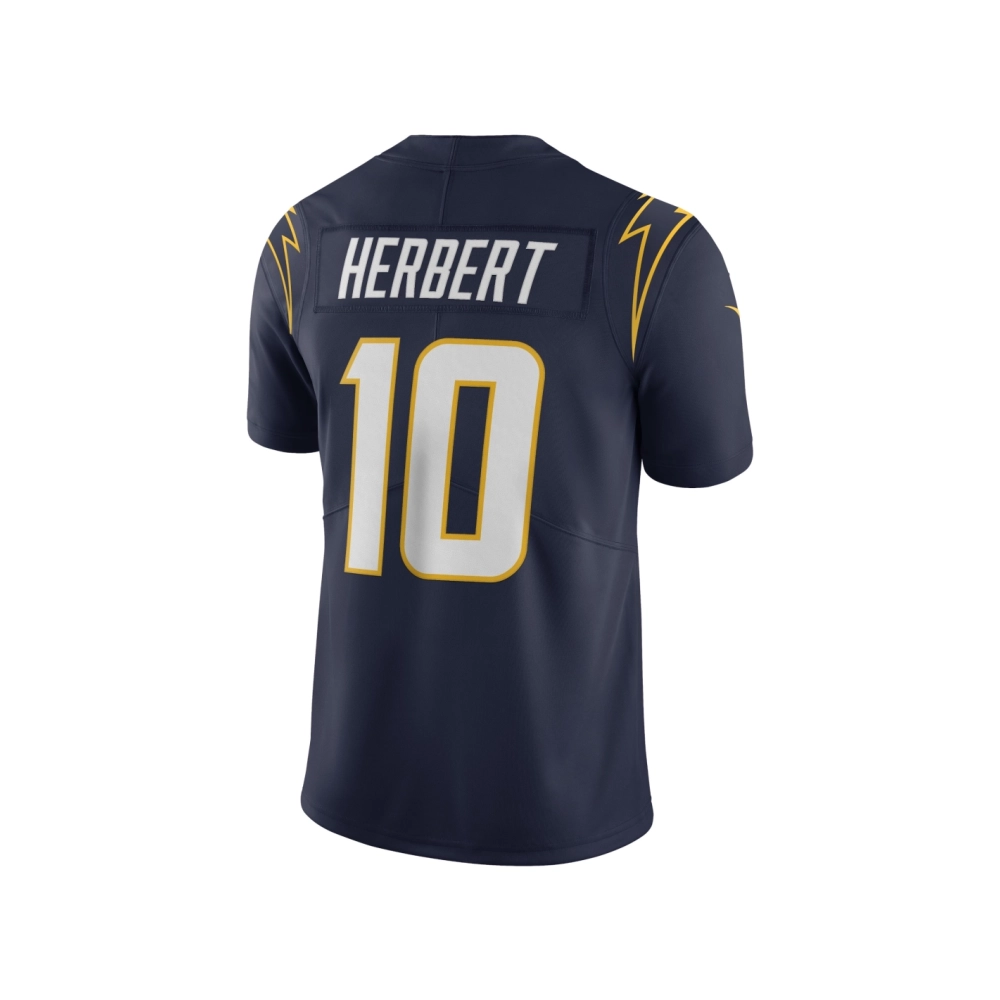 Mens Los Angeles Chargers Justin Herbert Navy Vapor Limited Jersey