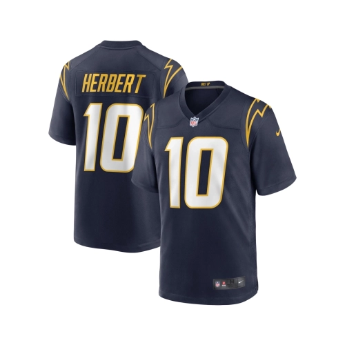 Mens Los Angeles Chargers Justin Herbert Navy Game Jersey