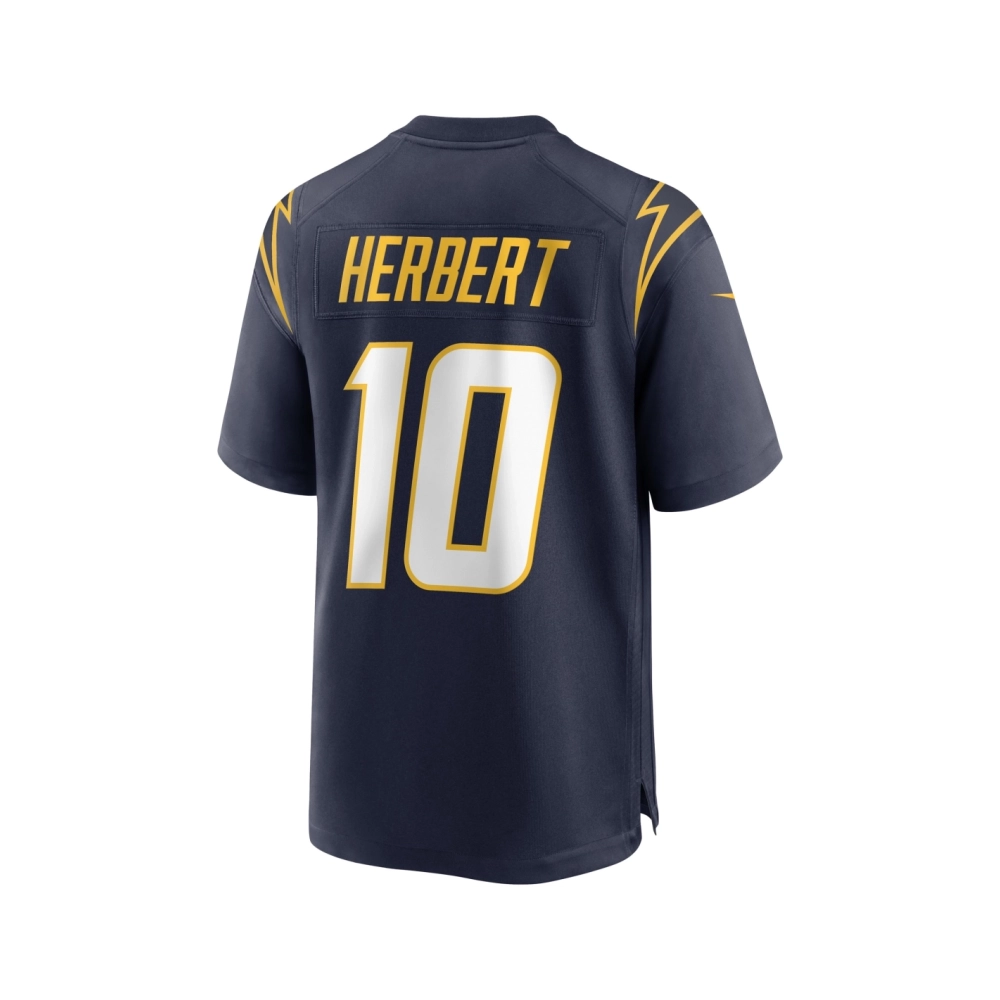 Mens Los Angeles Chargers Justin Herbert Navy Game Jersey