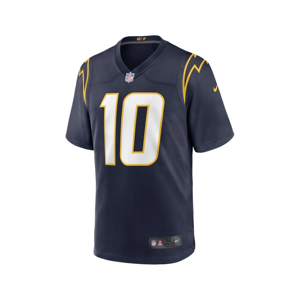 Mens Los Angeles Chargers Justin Herbert Navy Alternate Game Jersey