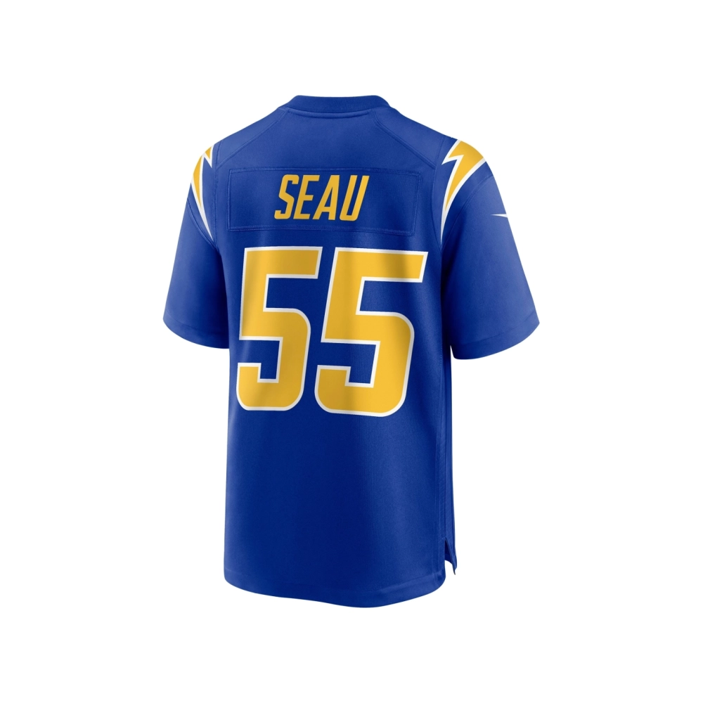 Mens Los Angeles Chargers Junior Seau Royal Retired Player Alternate Game Jersey