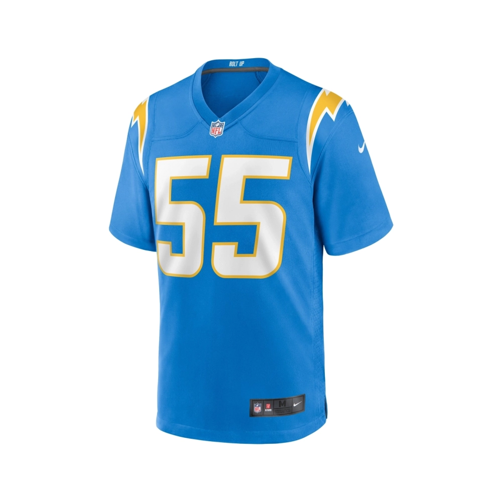 Mens Los Angeles Chargers Junior Seau Powder Blue Game Retired Player Jersey