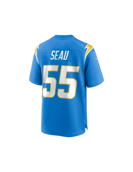 Mens Los Angeles Chargers Junior Seau Powder Blue Game Retired Player Jersey
