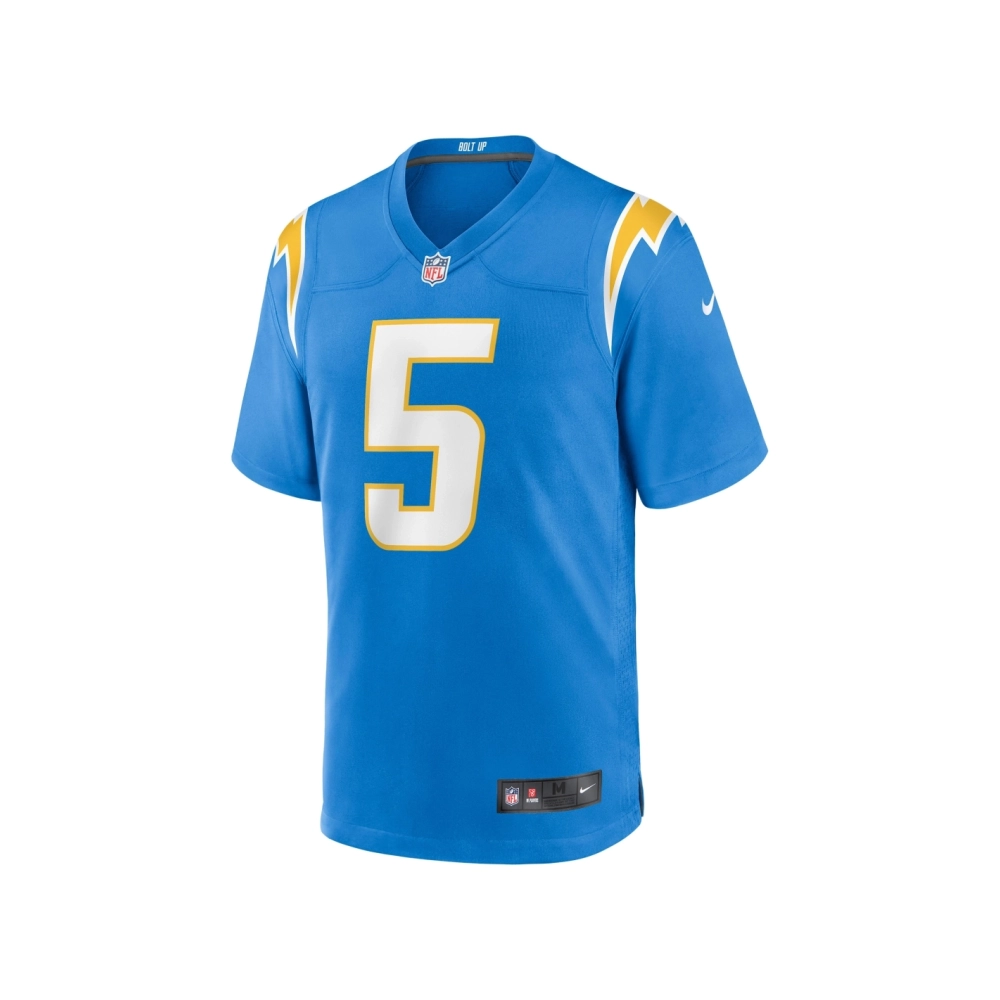 Mens Los Angeles Chargers Joshua Palmer Powder Blue Game Player Jersey