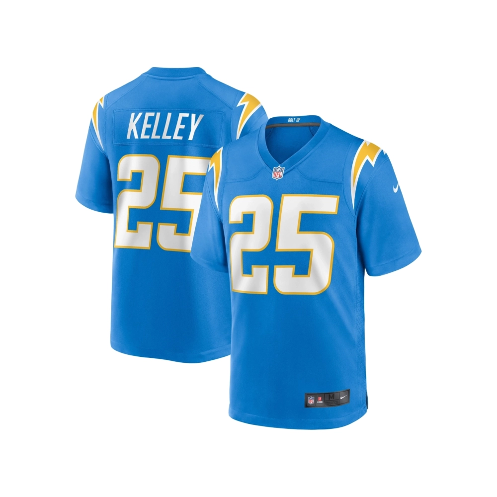 Mens Los Angeles Chargers Joshua Kelley Powder Blue Game Jersey
