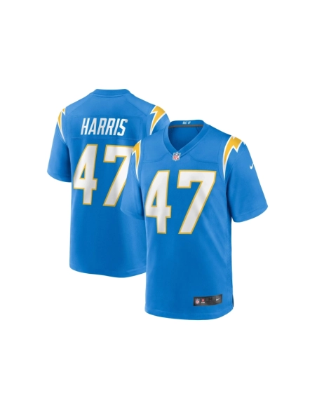 Mens Los Angeles Chargers Josh Harris Powder Blue Game Jersey