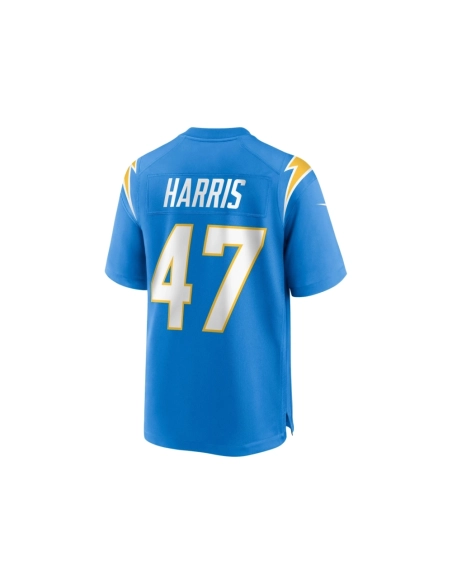 Mens Los Angeles Chargers Josh Harris Powder Blue Game Jersey