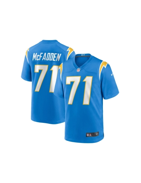 Mens Los Angeles Chargers Jordan McFadden Powder Blue Team Game Jersey