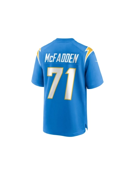 Mens Los Angeles Chargers Jordan McFadden Powder Blue Team Game Jersey