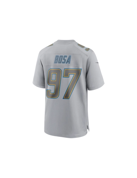 Mens Los Angeles Chargers Joey Bosa Gray Atmosphere Fashion Game Jersey