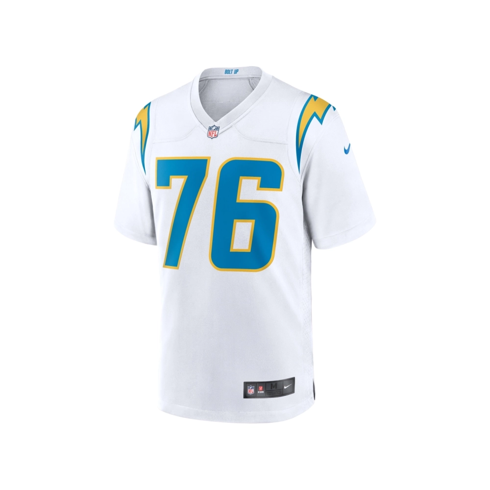Mens Los Angeles Chargers Joe Alt White 2024 NFL Draft First Round Pick Player Game Jersey