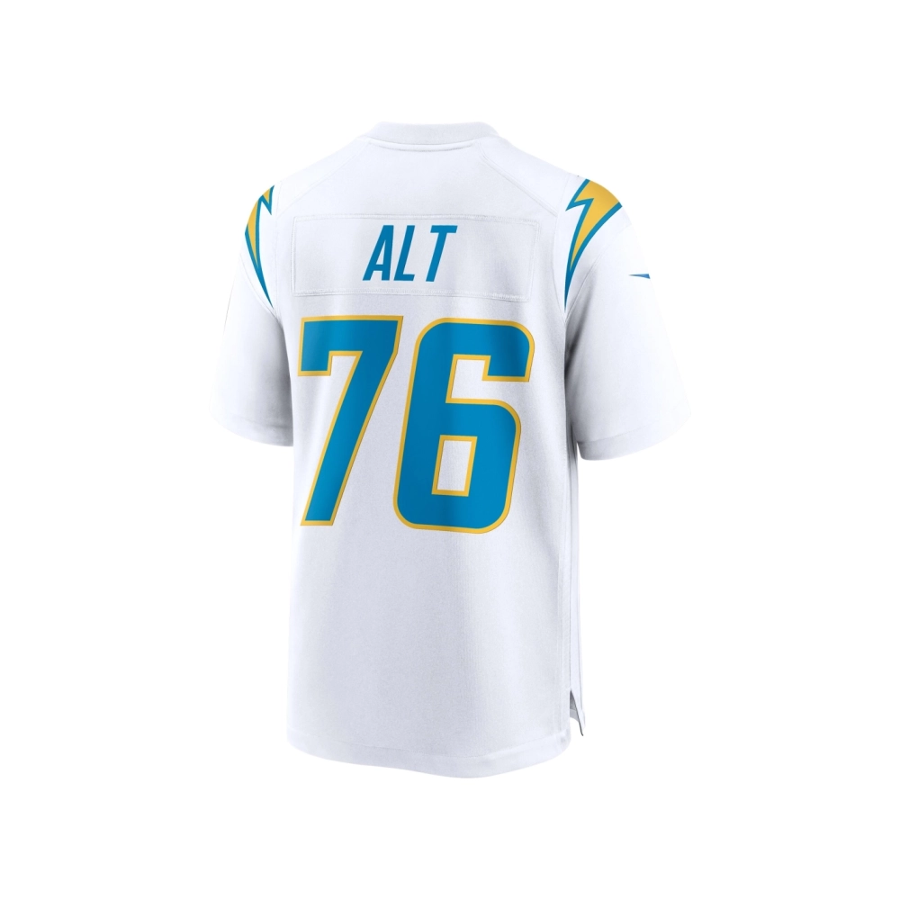 Mens Los Angeles Chargers Joe Alt White 2024 NFL Draft First Round Pick Player Game Jersey