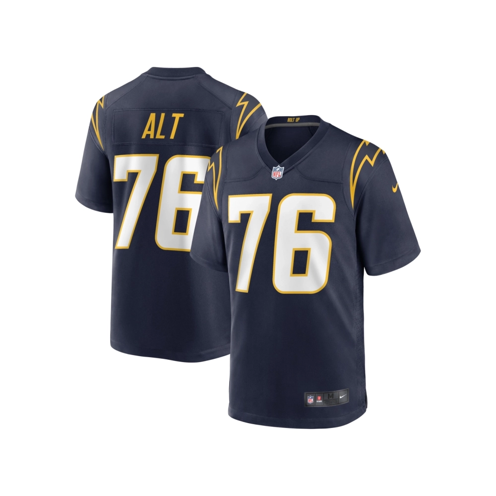 Mens Los Angeles Chargers Joe Alt Navy 2024 NFL Draft First Round Pick Player Game Jersey